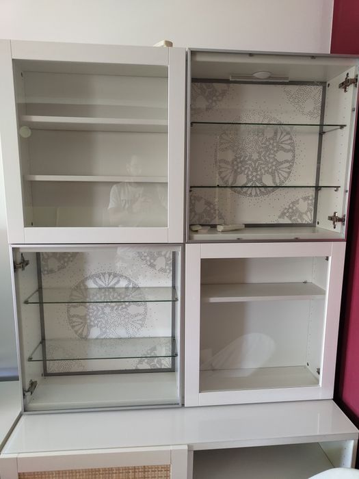 2 Módulos IKEA BËSTA brancos