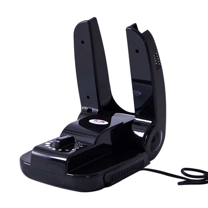 Secador de Zapatos Eléctrico Negro Ventilador