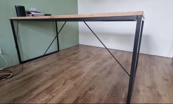 Solidny stół loftowy DREWNIANY!