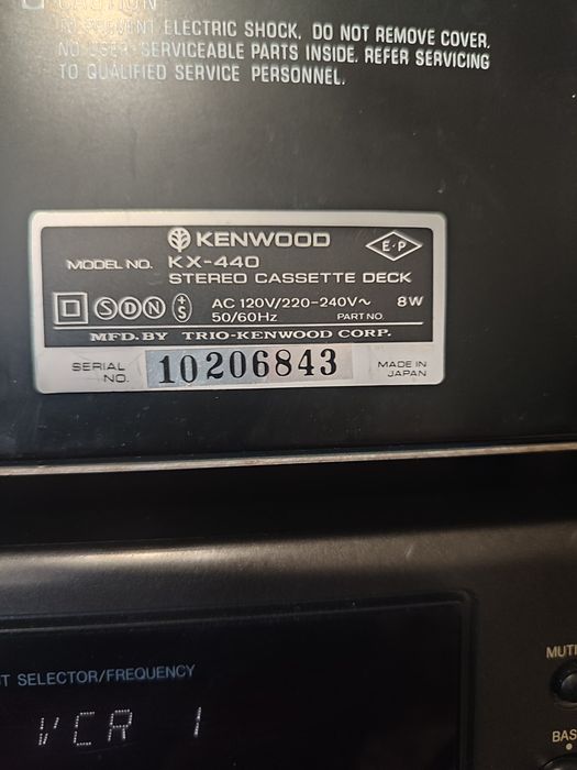 Кассетная дека kenwood КХ-440.