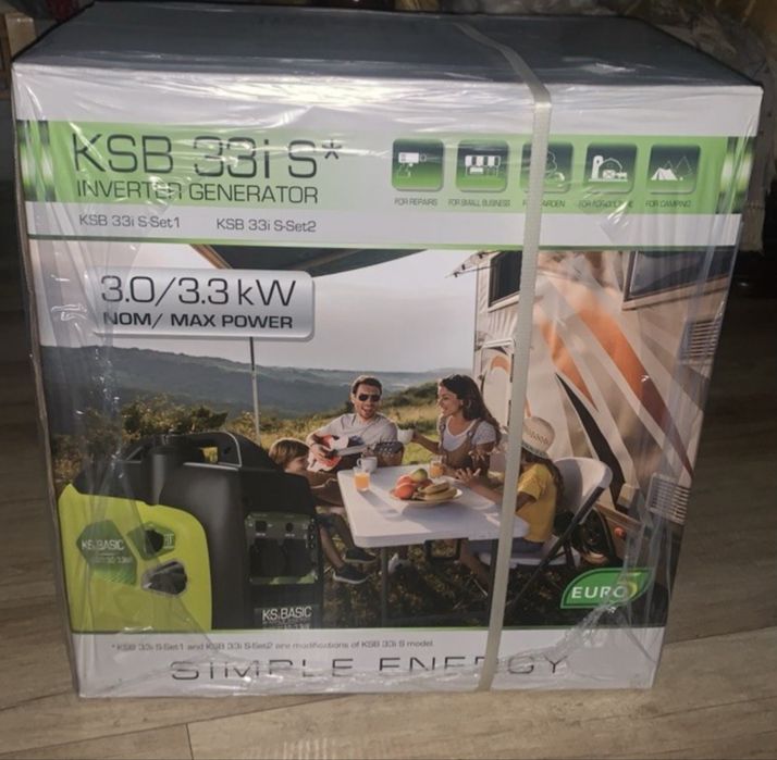 Продам инверторный генератор KS Basic 33is