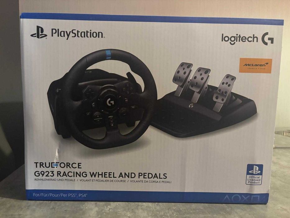 Volante Logitech G923 Racing Wheel + Pedais – Simulação de Corrida