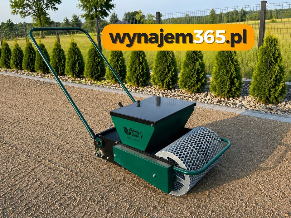 Profesjonalny siewnik do trawy na wynajem | Równy wysiew | 50 cm