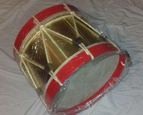 Caixa bombo e saco almofadado