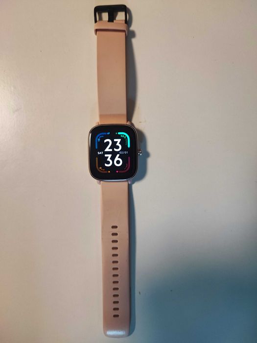 Смарт-часы Amazfit GTS 2 mini Flamingo Pink AMOLED состояние новых