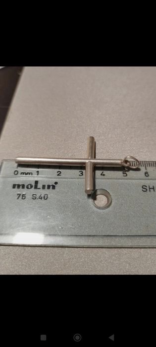 Medalha cruz em prata 925