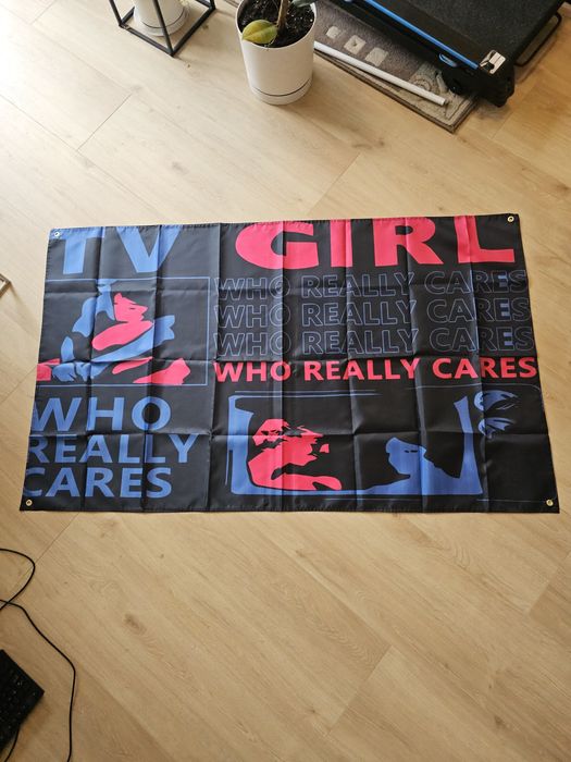 150x90cm Duża Flaga Plakat TV Girl Who Really Cares