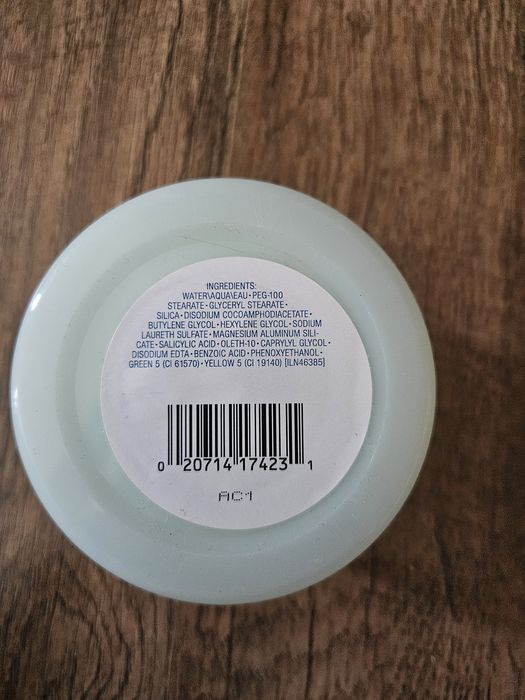 Clinique body exfoliating creme