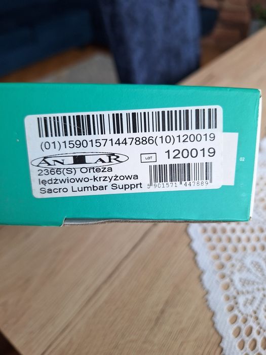 Orteza kregoslupa ledzwiowo-krzyzowego
