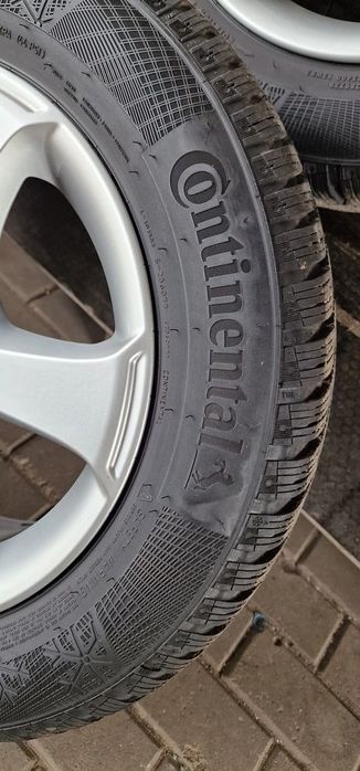 alufelgi+opony continental 195/65 r15 et50 vw golf vi touran  caddy