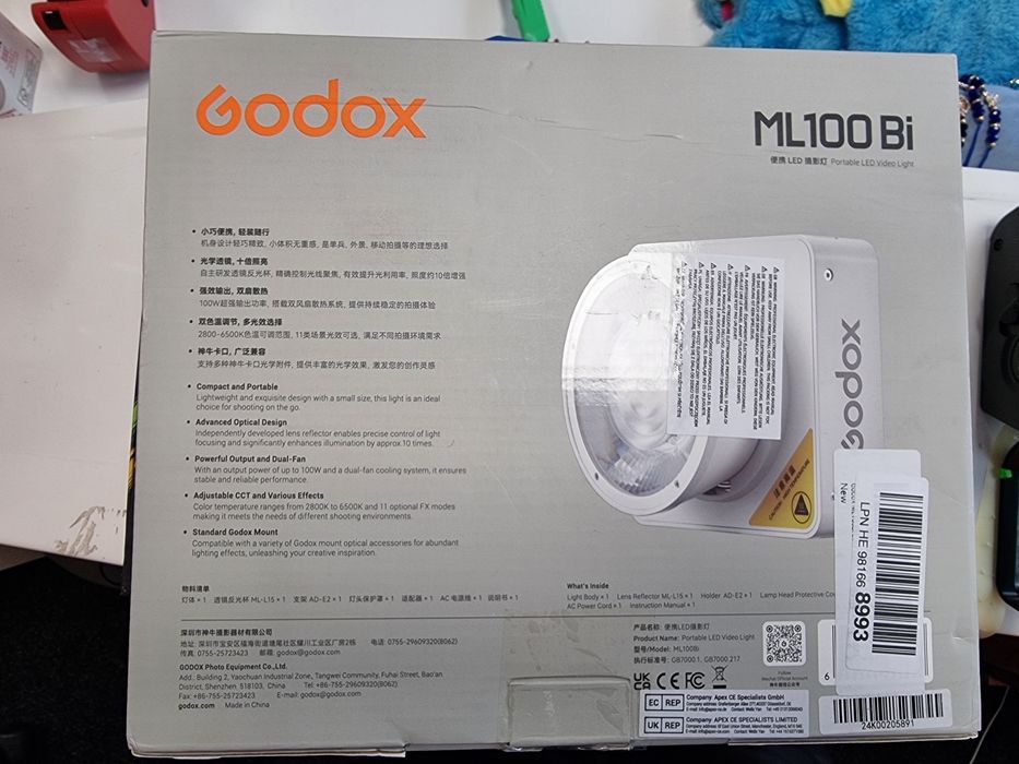 Przenośna lampa video led 100W Godox