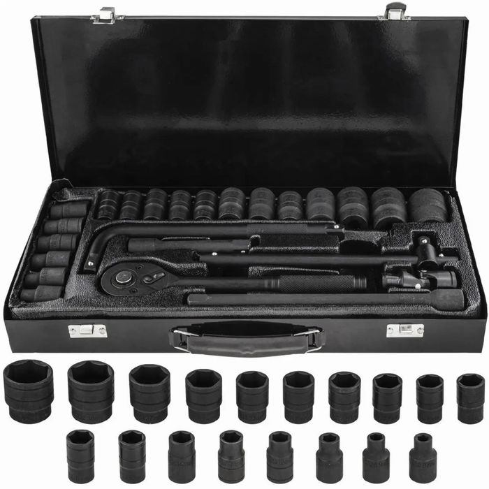 Набор ударных головок с воротком 1/2 8-32 мм 24 ед. VORFAL V08126