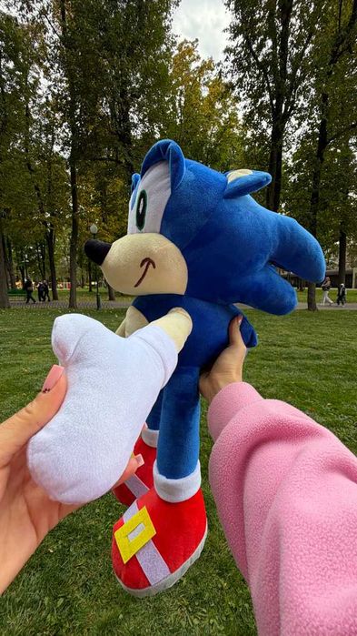 М'яка іграшка Сонік (Sonic) 60 см Нова / Виробництво Україна