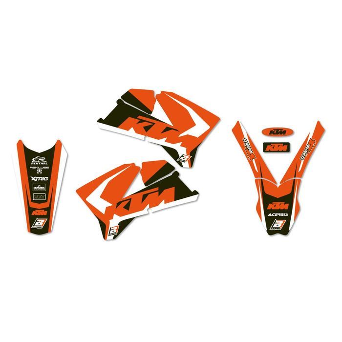 kit autocolantes blackbird dream 4 ktm exc / sx