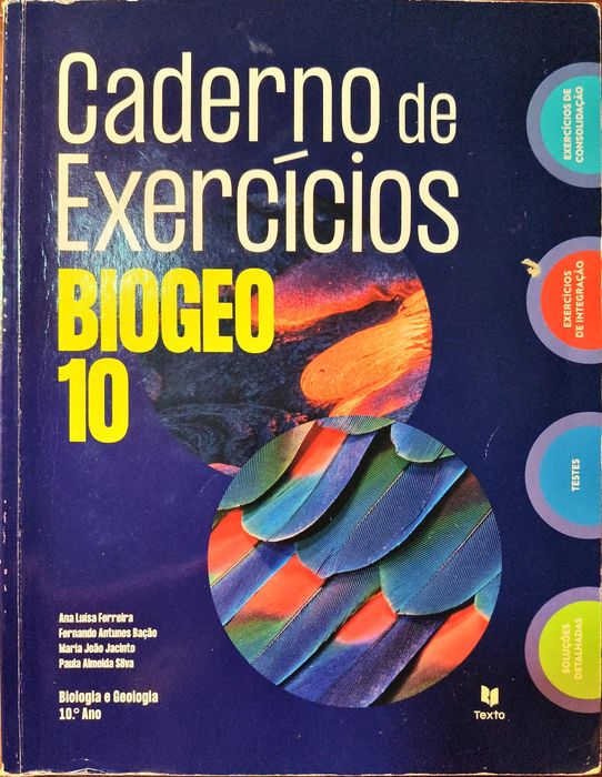 Caderno de exercícios de biologia e geologia