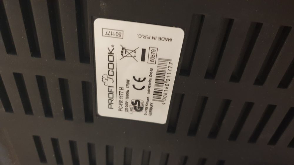 Аерофритюрниця/мультипіч Profi Cook pc-fr 1177h
