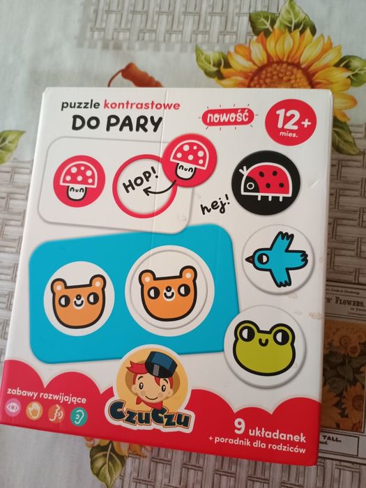 Puzzle kontrastowe do pary CzuCzu