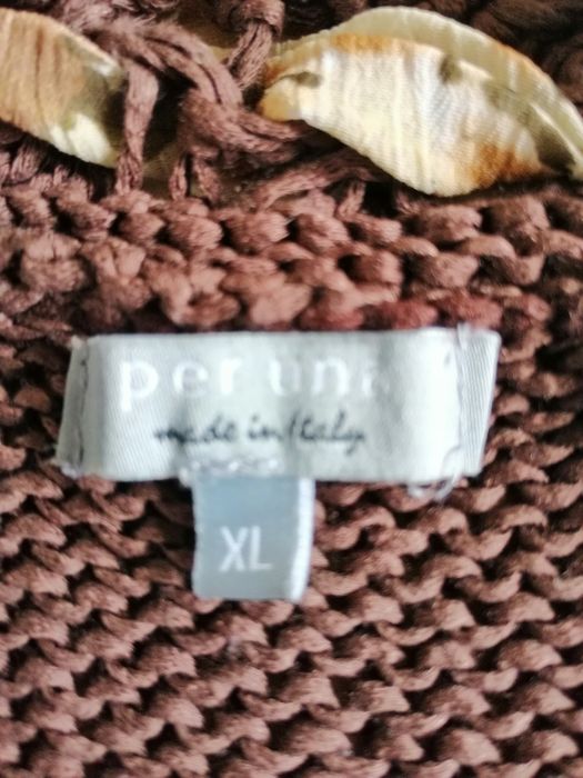 Sweter brązowy XL per una
