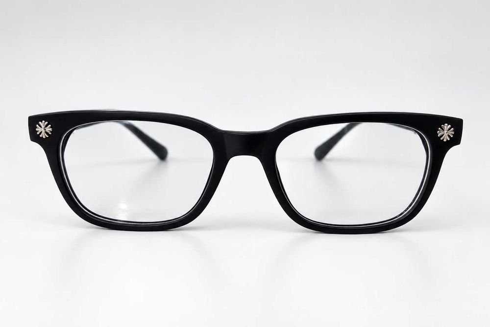 Okulary czarne Chrome Hearts