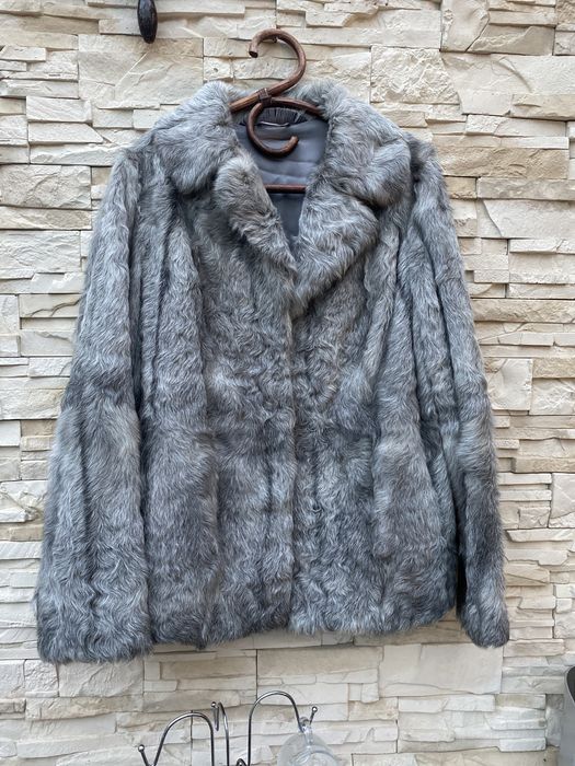Kurtka futerko naturalne lis jenot  nowe 46 rozm