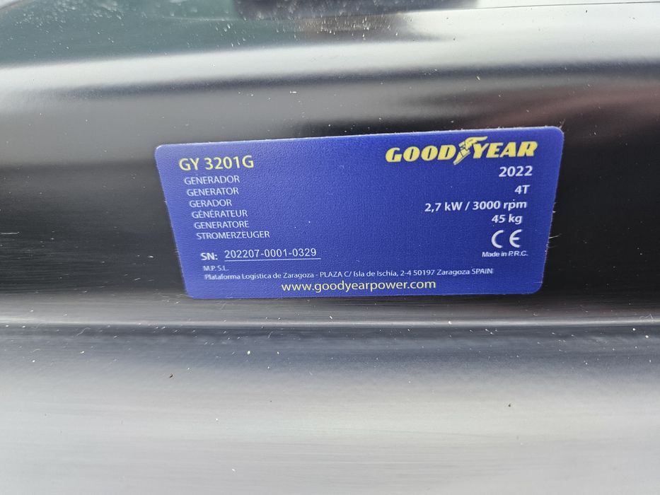 Генератор GoodYear 3kW