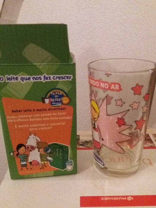 copo de vidro para criança - novo - oferta mimosa