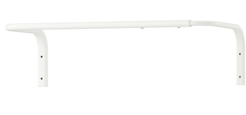 Varão para roupa branco 60-90 cm