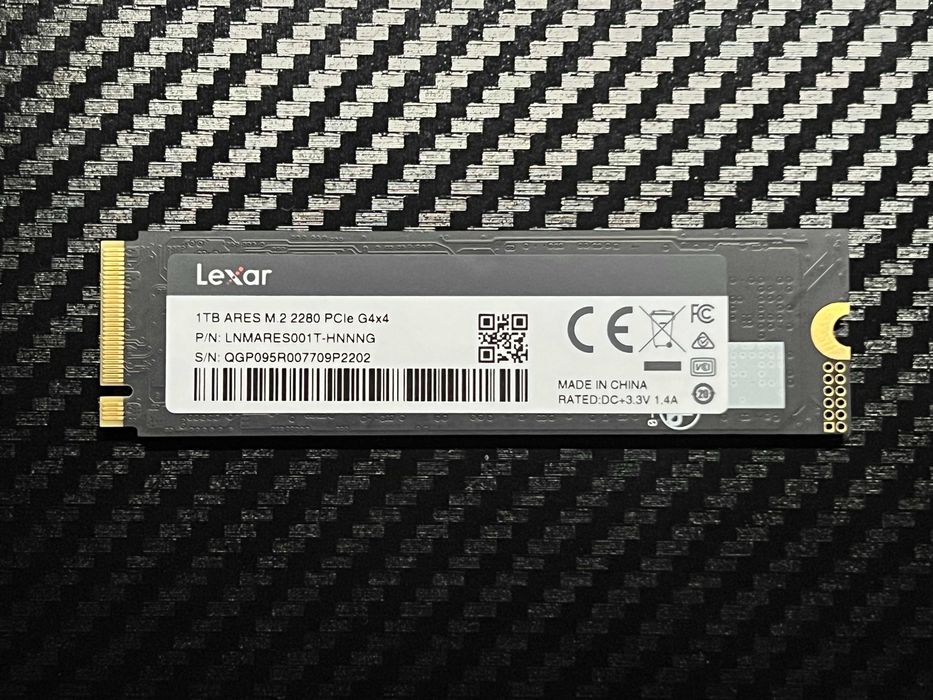 ‼️NEW‼️Lexar Ares NVMe M.2 SSD 1TB PCIe 4.0 (Read 7,4k)‼️Гарантия‼️