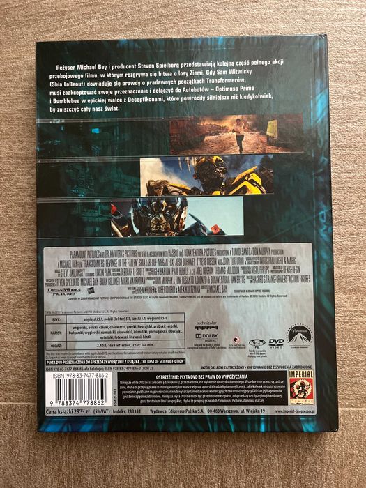Transformers i Transformers Zemsta Upadłych (2xDVD)