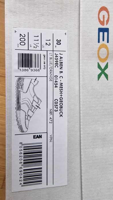 Buty dziecięce GEOX Alben Sneakersy rozmiar 30