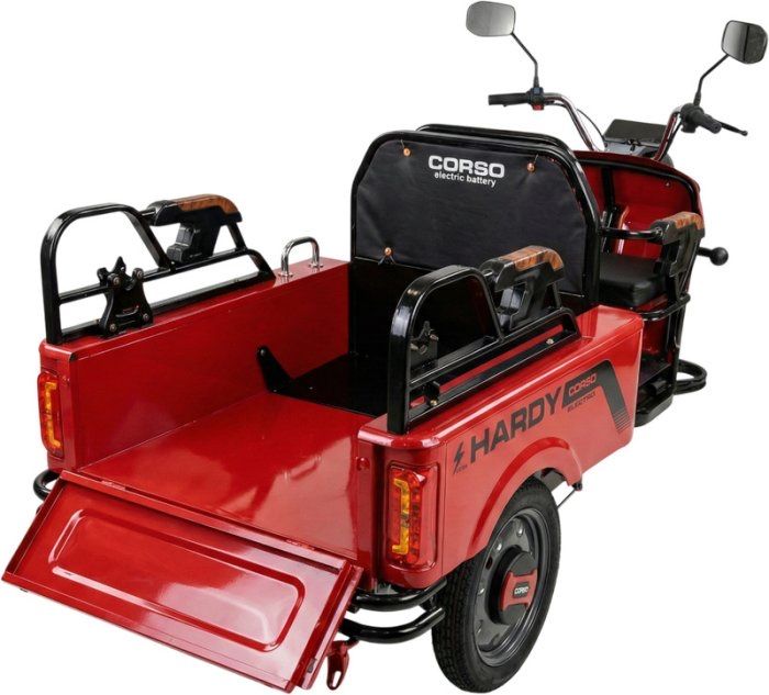 ‼️ХІТ СЕЗОНУ -Вантажний трицикл 1200 w Corso /до -450 кг ТЯГОВІ ‼️