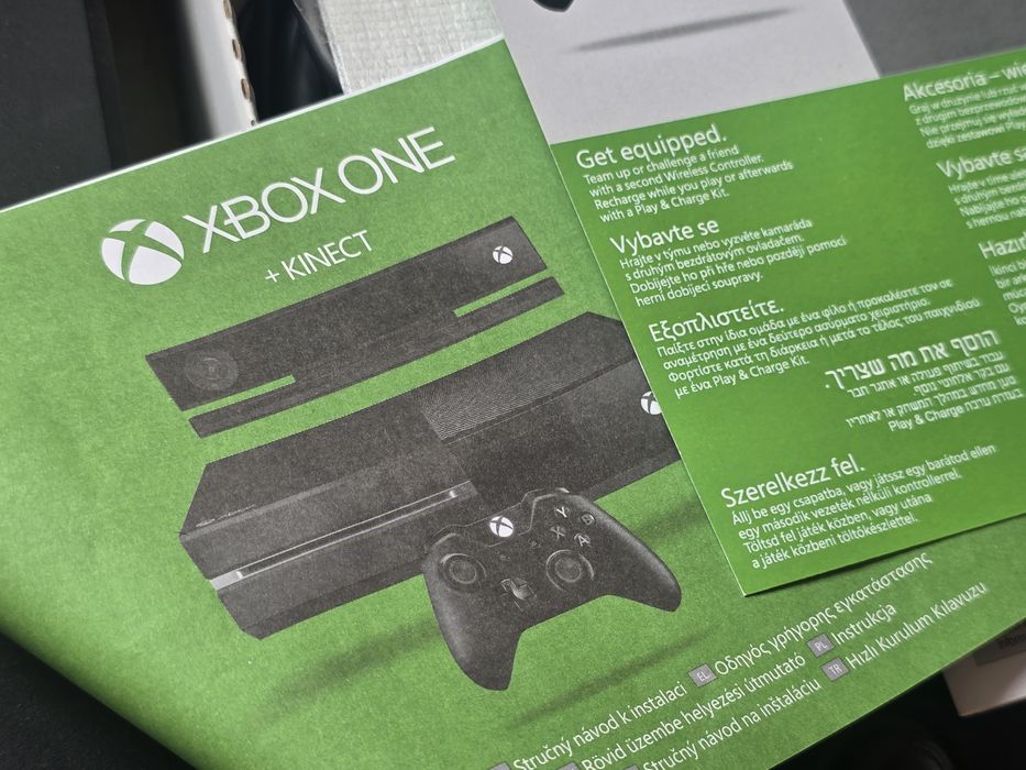 Xbox one pad kinect sluchawki okablowanie tylko 499zl stan idealny