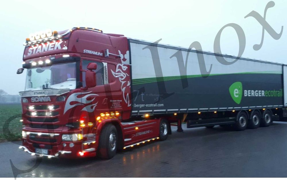 ORUROWANIE górne ze stali nierdzewnej Scania S / R
