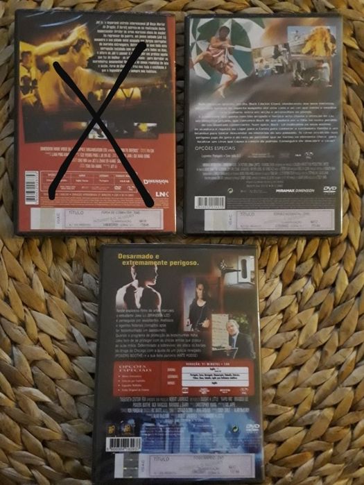 DVD "Espião Acidental" (J. Chan), "Fogo Rápido"