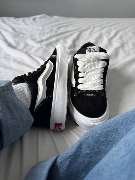 Vans Knu Skool кросівки чорні Ванс Кню скул НАЛОЖКА 36-44