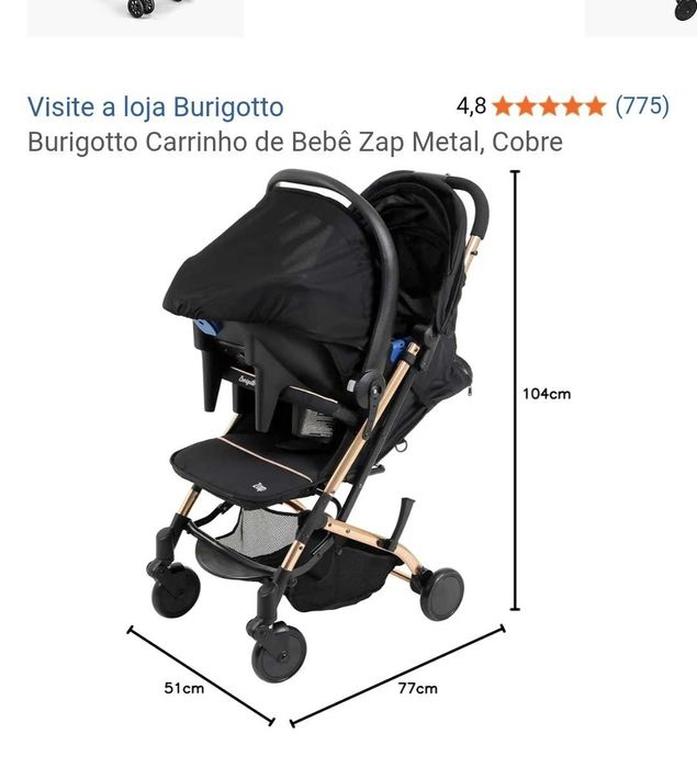 troco por cadeirinha de carro CARRINHO BURIGOTO