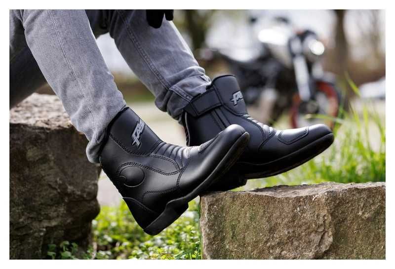 FASTWAY р 37 жіночі мото черевики чорні шкіряні мотоботи мотоботинки