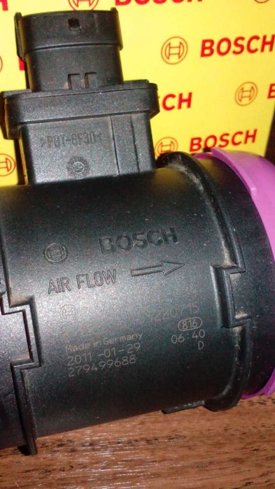 Sensor massa de ar Bosch para Fiat Punto Evo 1.3 Mjet