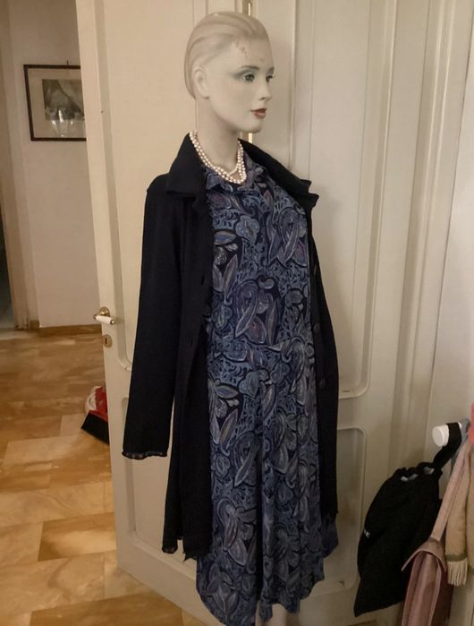 Cardigã Casaco elegante em tecido Jersey