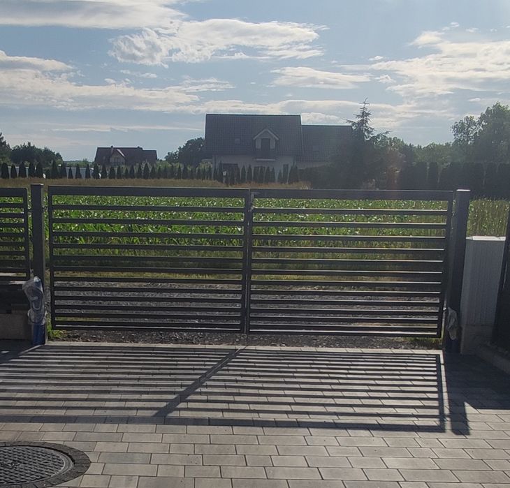 Brama dwuskrzydłowa Polbram Steel Group Lara 400 x 150 cm