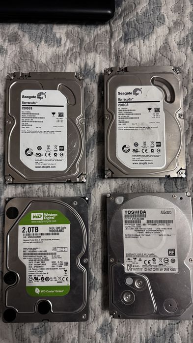 Жорсткі диски HDD 2TB Seagate / WD / Toshiba SATA 3.5”