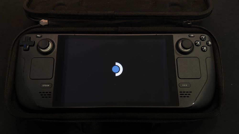 Valve Steam Deck 256gb com estojo rígido de transporte e carregador