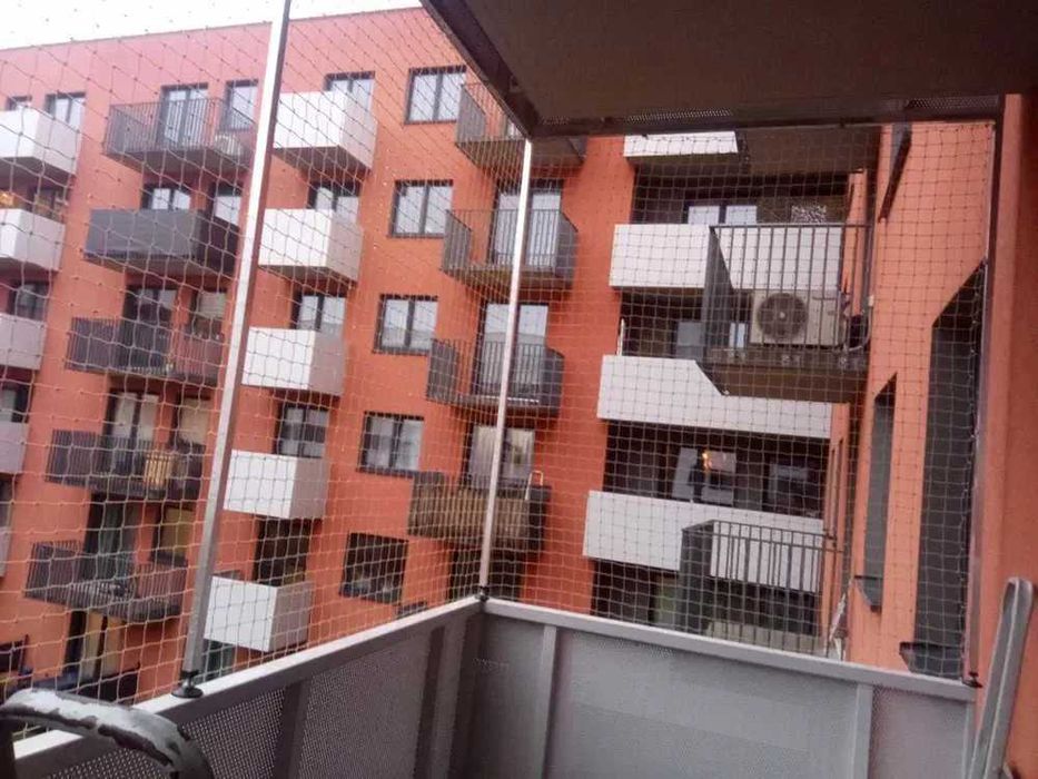 Siatka przeciw ptakom, siatka dla kota, siatka na balkon, woliera