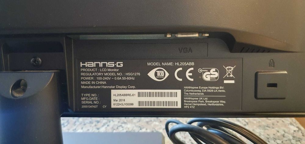 Monitor HANNS G - 19 Polegadas