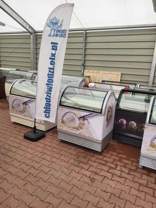 Konserwator lodów na 7 kuweciarka lody JUKA M300Q zamrażarka witryna