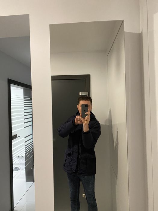 Oryginalna Kurtka Armani Jeans roz.46 granatowa