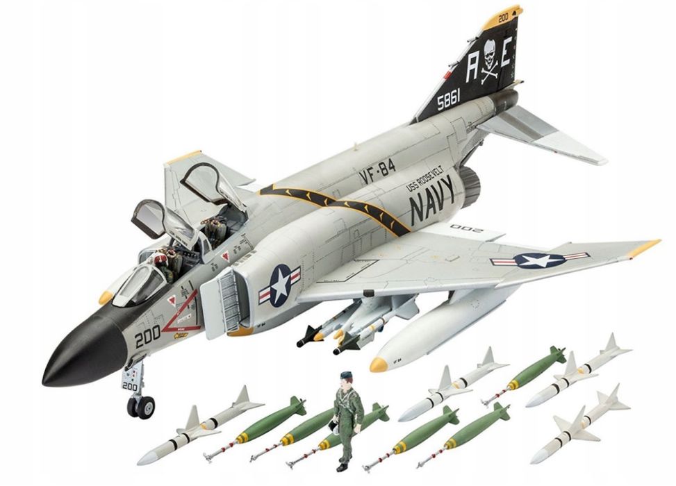 Model do sklejania Revell 03941 samolot F-4J Phantom ll
