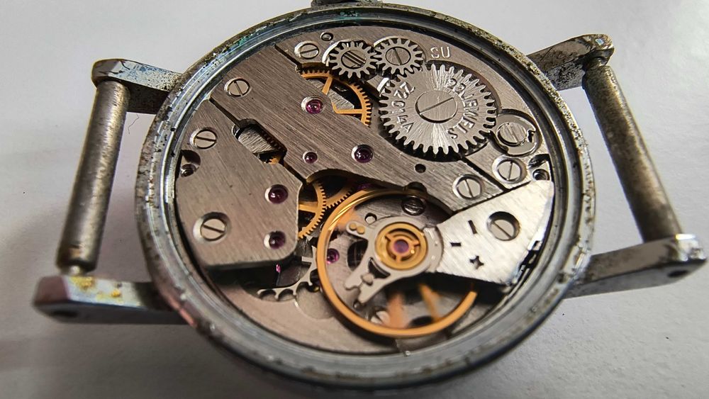 2 Zegarek Mechaniczny Stary Retro Vintage PRL Zabytkowy
