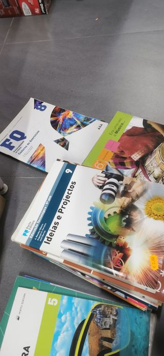 Livros Escolares Portugueses Vários Anos (5º,6º,8º,9º Ano