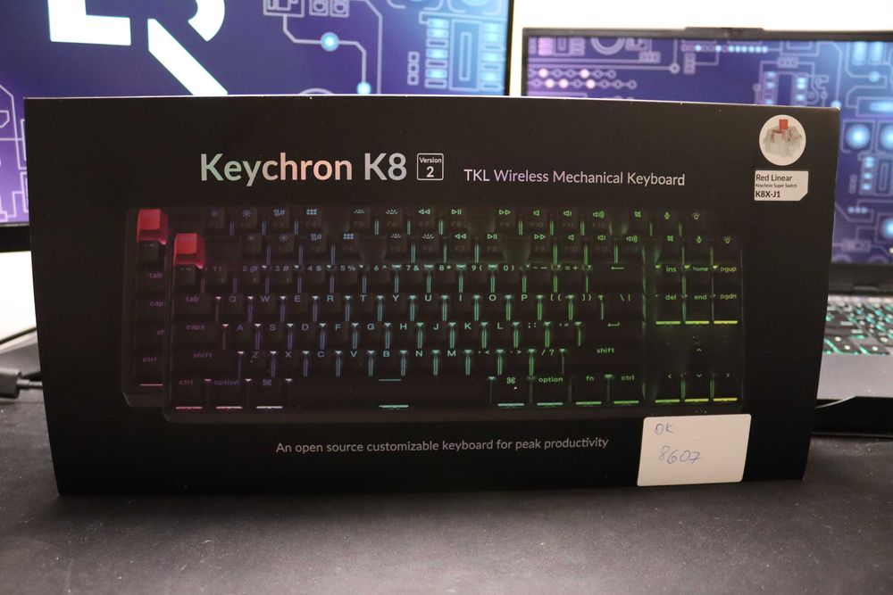 Keychron K8 QMK Bezprzewodowa Klawiatura Mechaniczna K8X-J1 (8607)